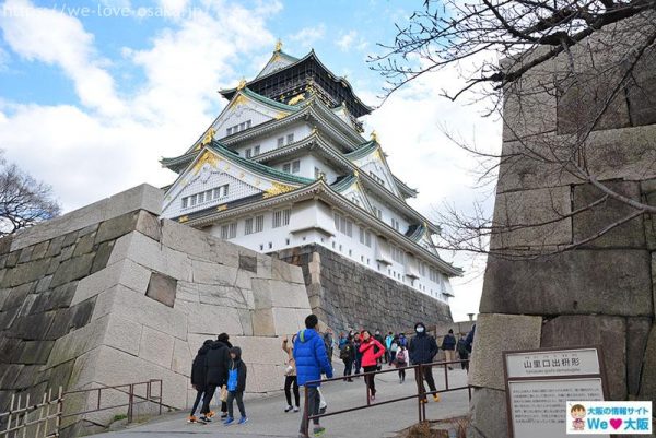 大阪城 山里口出枡形