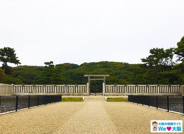 仁徳天皇陵古墳の拝所