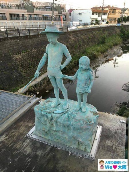 千里川銅像