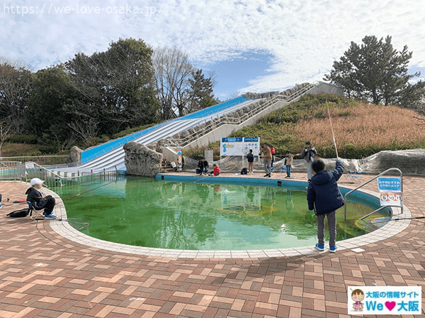 服部緑地の釣り堀 オフシーズンはウォーターランドでお手軽フィシング Welove大阪 大阪のグルメ イベント 観光 お土産情報サイト