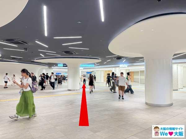 ホワイティ梅田行き方
